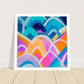 Colour Pop Abstract “Square Mini” Art Print #30