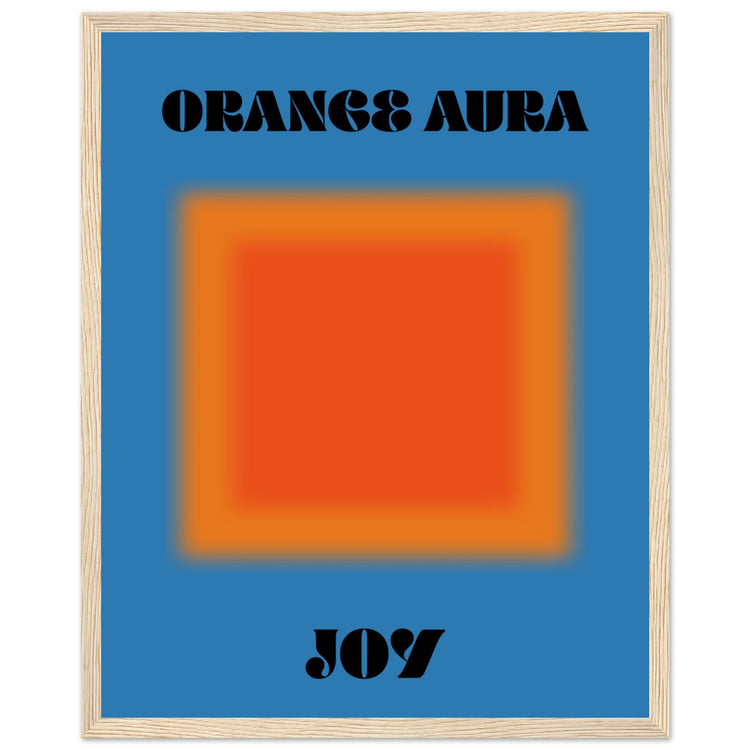 Aura Orange Joy Art Print