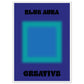 Aura Blue Creative Art Print