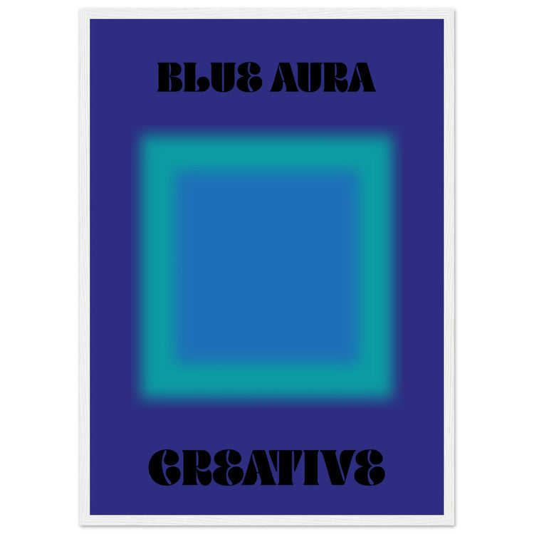 Aura Blue Creative Art Print