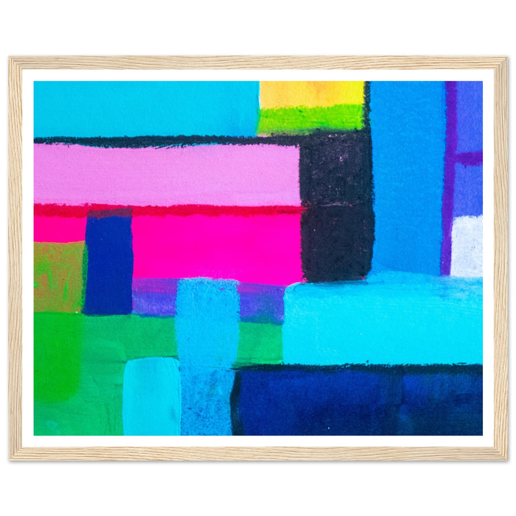 Colour Pop Abstract Art Print #03