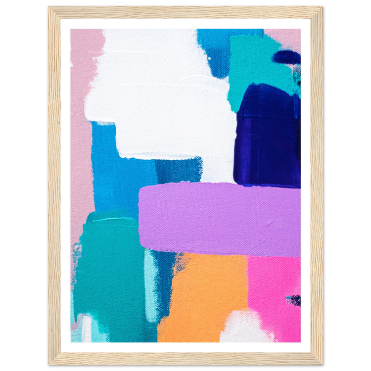 Colour Pop Abstract Art Print #06