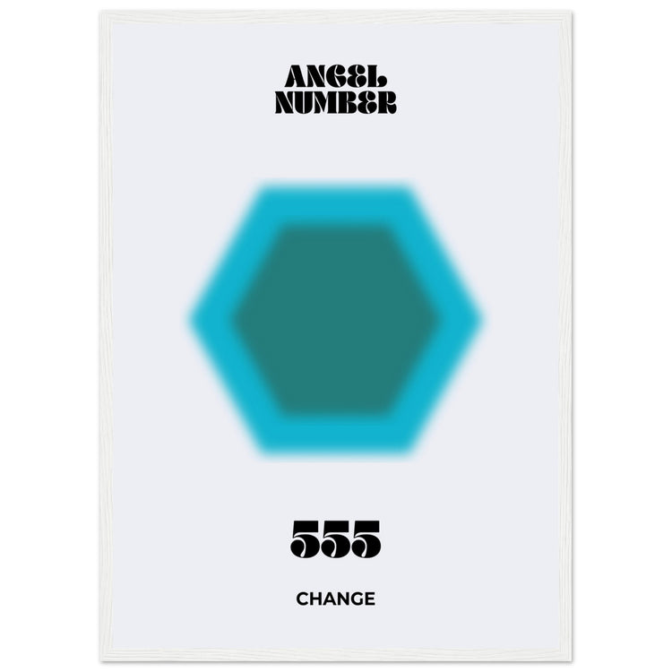 Angel Number 555 Aura Art Print - Chance