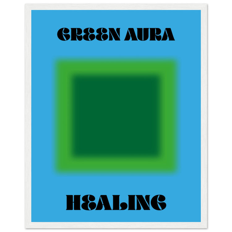 Aura Green Healing Art Print