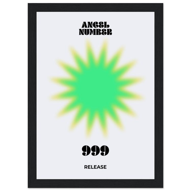 Angel Number 999 Aura Art Print - Release