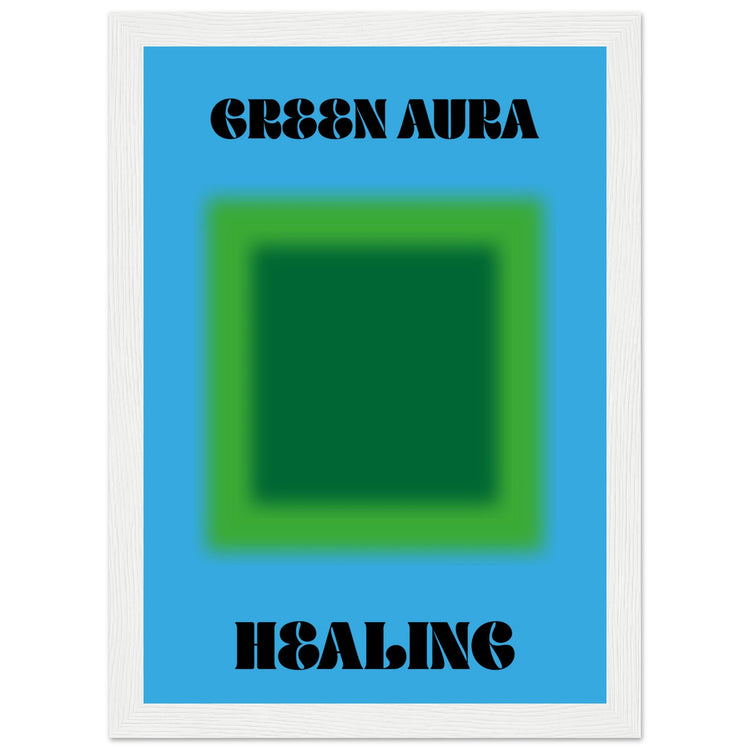 Aura Green Healing Art Print