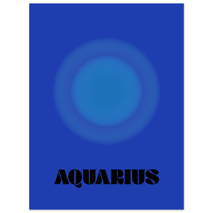 Aura Art Print - Aquarius