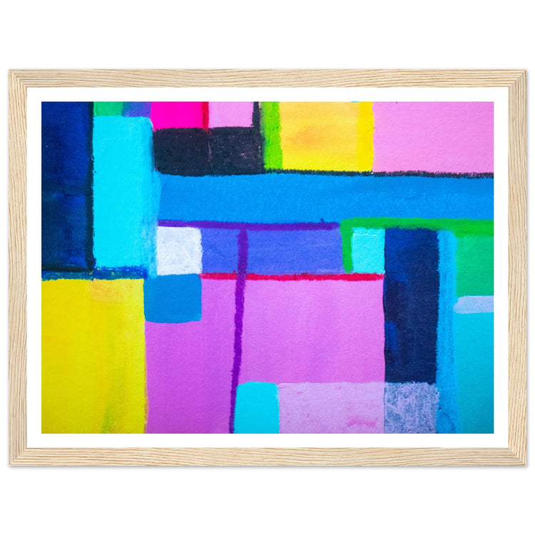 Colour Pop Abstract Art Print #02