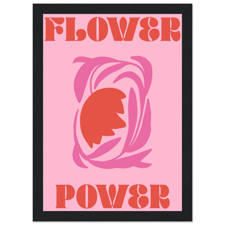 Flower Power Floral Art Print #04