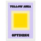 Aura Yellow Optimism Art Print