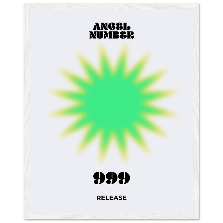 Angel Number 999 Aura Art Print - Release