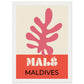 Male Maldives Travel Art Print