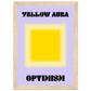 Aura Yellow Optimism Art Print