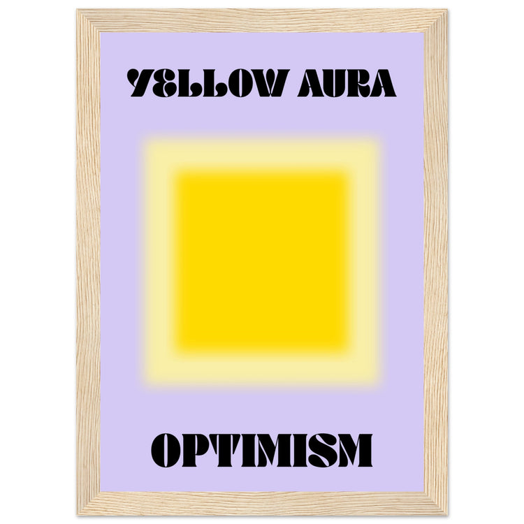 Aura Yellow Optimism Art Print