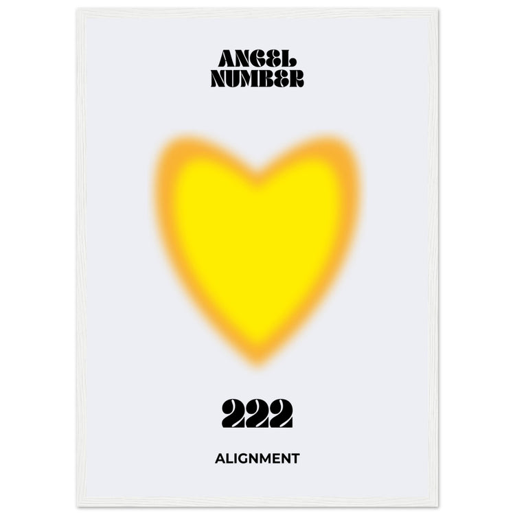 Angel Number 222 Aura Art Print - Alignment