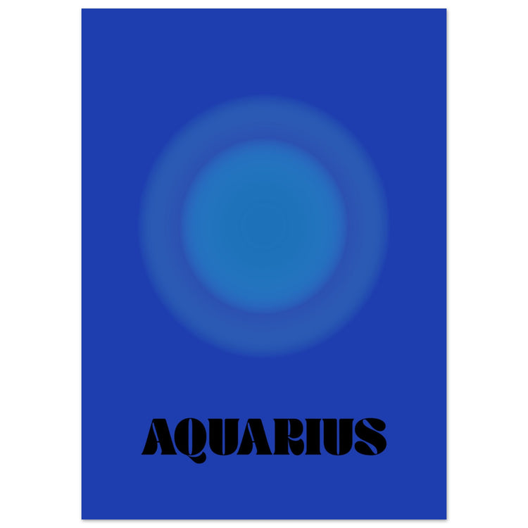 Aura Art Print - Aquarius