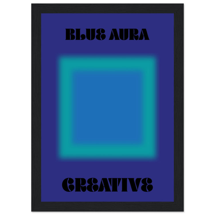 Aura Blue Creative Art Print