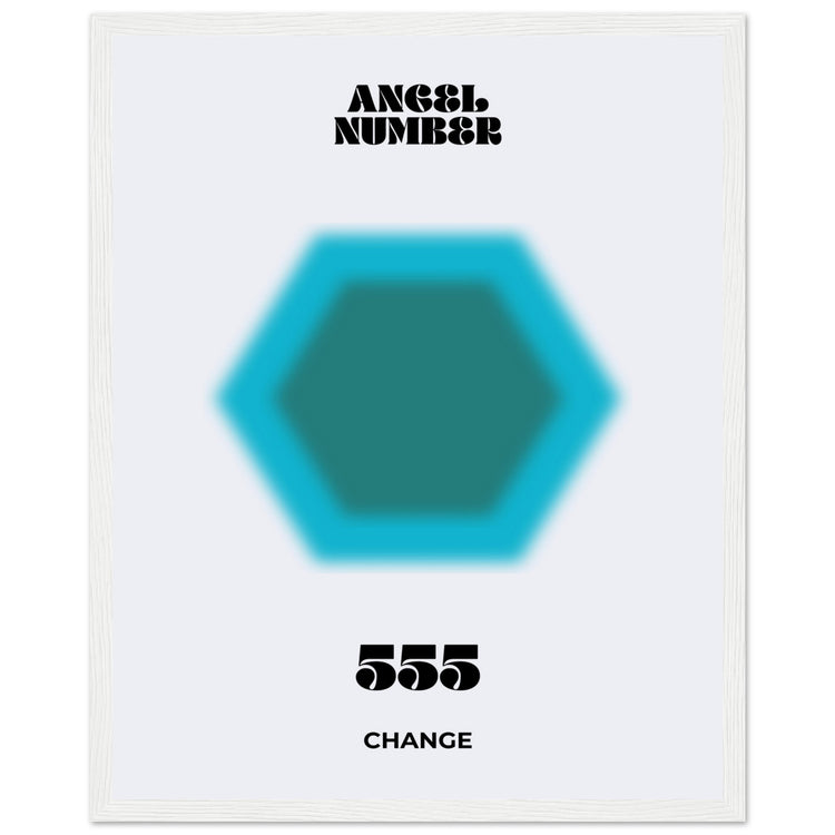 Angel Number 555 Aura Art Print - Chance