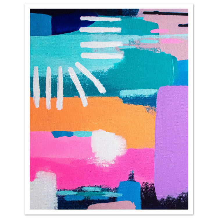 Colour Pop Abstract Art Print #04