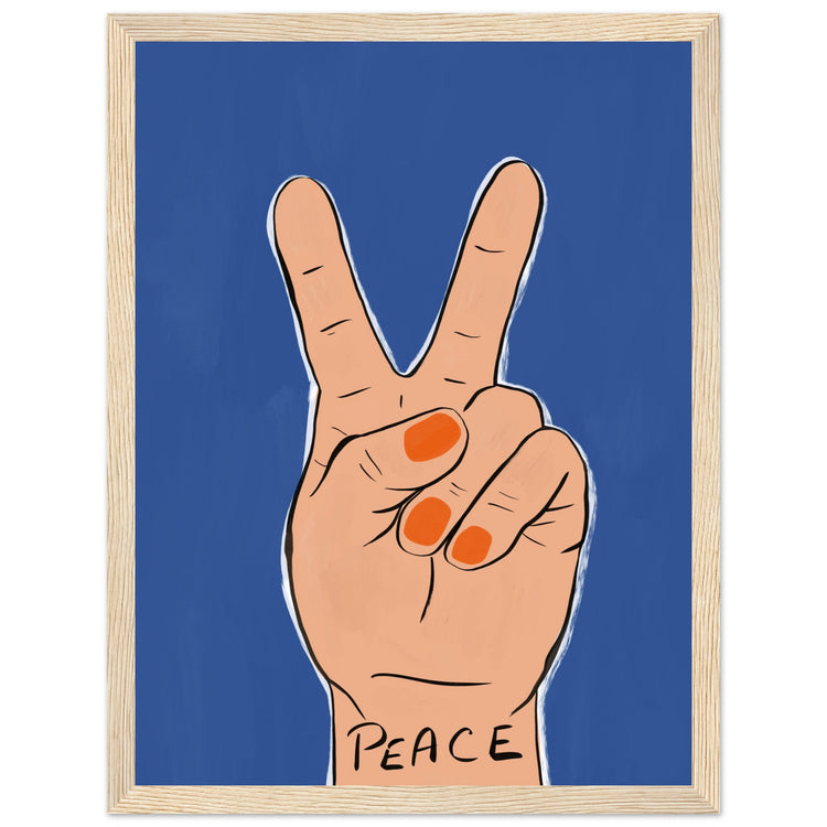 Peace Art Print | Contemporary Art Print | Milkshakeliving