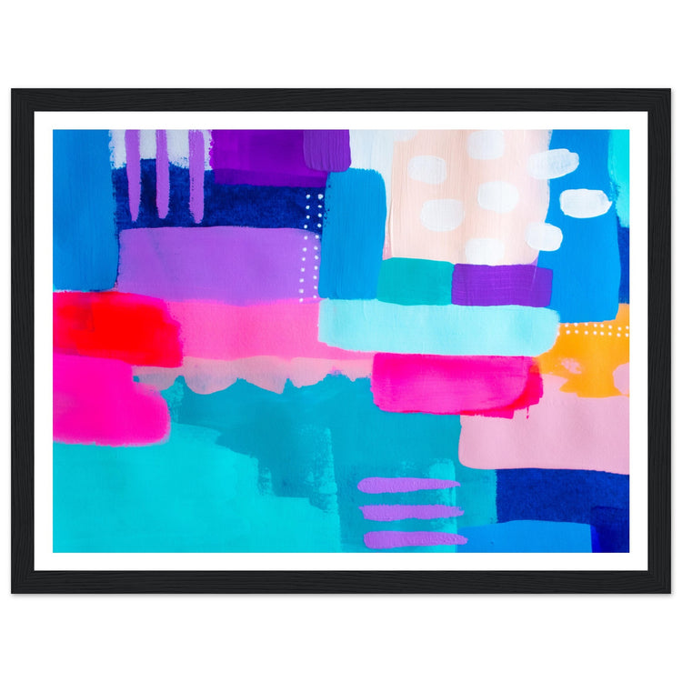 Colour Pop Abstract Art Print #09