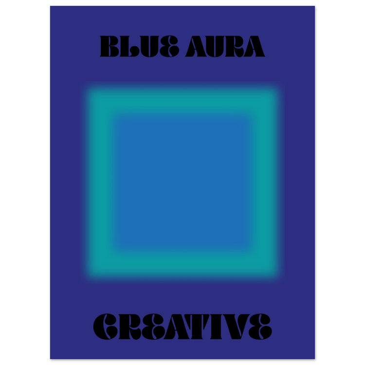 Aura Blue Creative Art Print