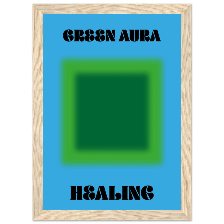 Aura Green Healing Art Print