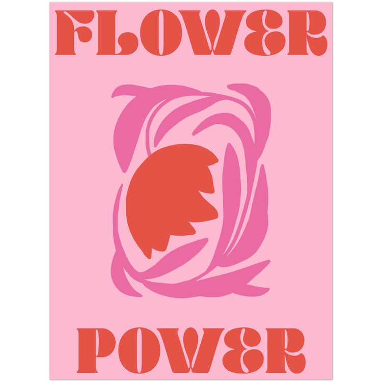 Flower Power Floral Art Print #04