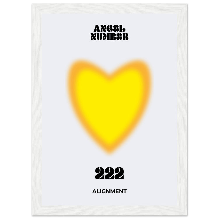 Angel Number 222 Aura Art Print - Alignment