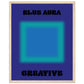 Aura Blue Creative Art Print