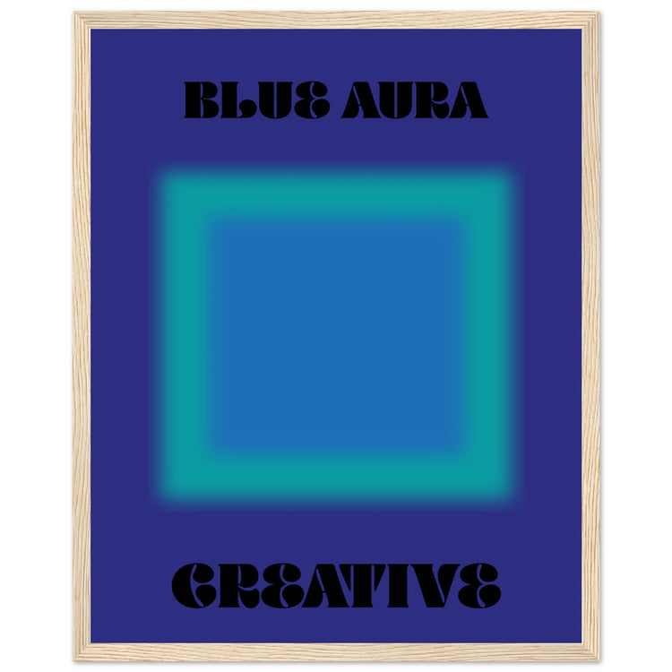 Aura Blue Creative Art Print