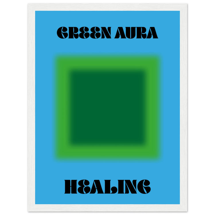 Aura Green Healing Art Print