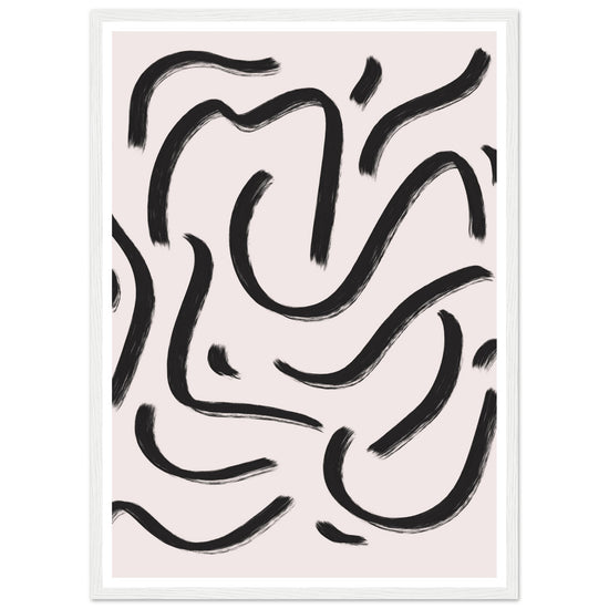 Waves Art Prints | Ink Play Art Print | Milkshakeliving