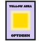 Aura Yellow Optimism Art Print | Milkshakeliving