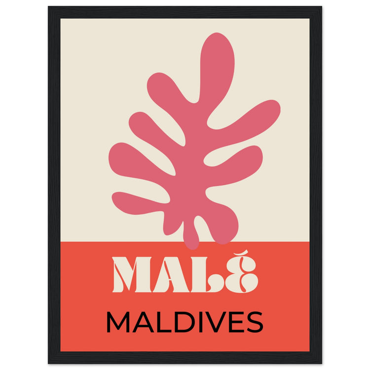 Male Maldives Travel Art Print