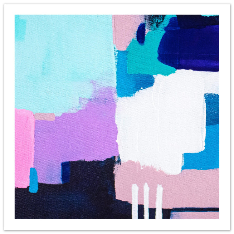 Colour Pop Abstract “Square Mini” Art Print #28