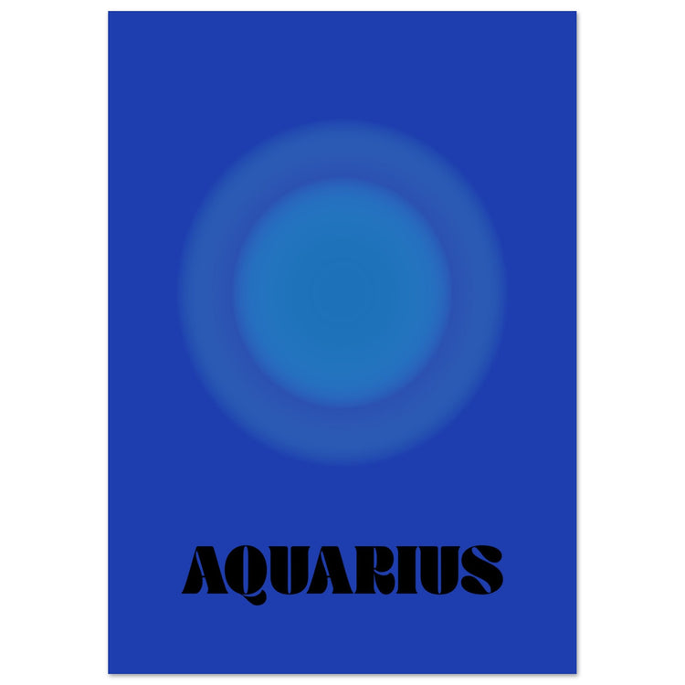 Aura Art Print - Aquarius