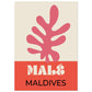 Male Maldives Travel Art Print