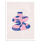 Pink Dreams #2 Contemporary Vase Art Print