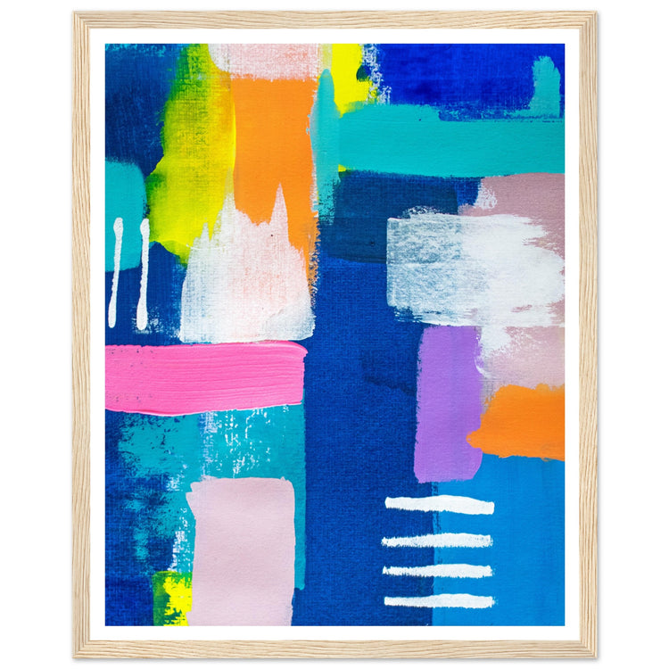 Colour Pop Abstract Art Print #08