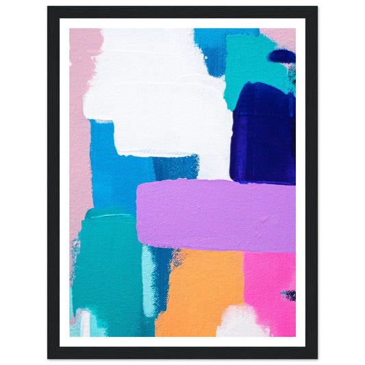 Colour Pop Abstract Art Print #06