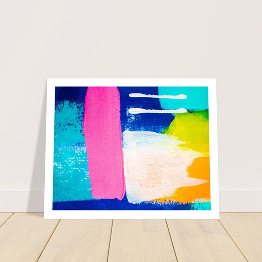 Colour Pop Abstract “Mini” Art Print #22