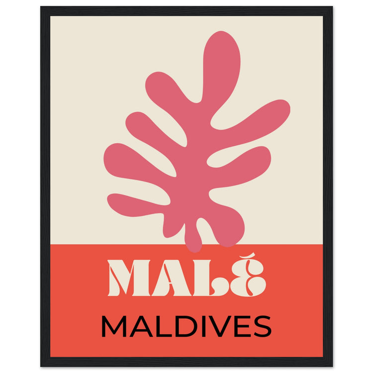 Male Maldives Travel Art Print