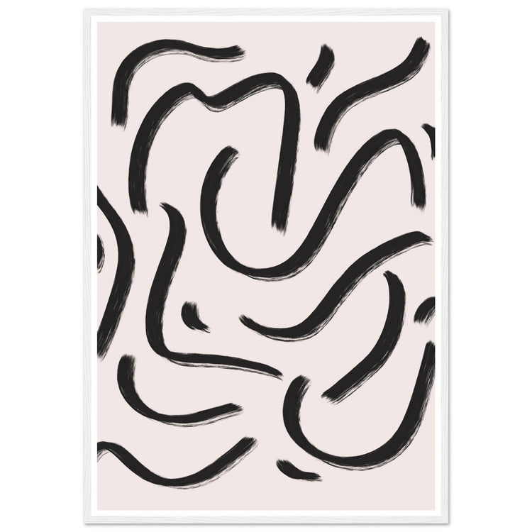 Waves Art Prints | Ink Play Art Print | Milkshakeliving