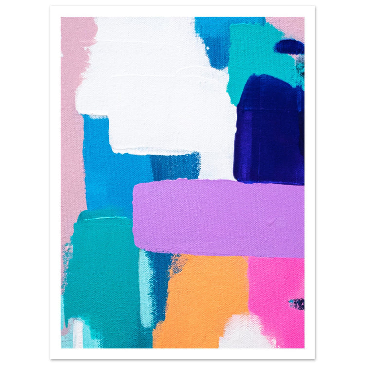 Colour Pop Abstract Art Print #06