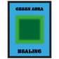 Aura Green Healing Art Print