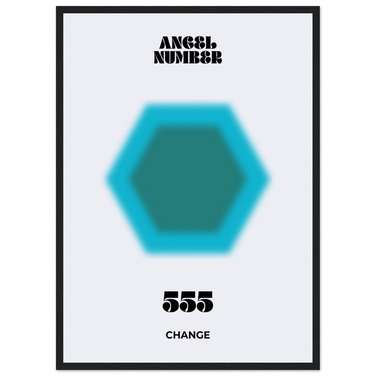 Angel Number 555 Aura Art Print - Chance