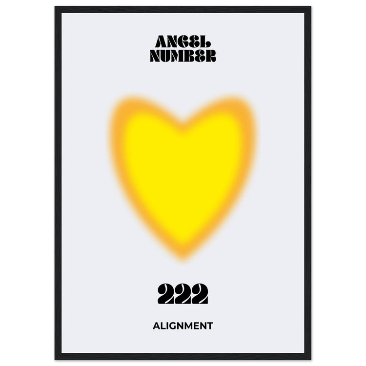 Angel Number 222 Aura Art Print - Alignment