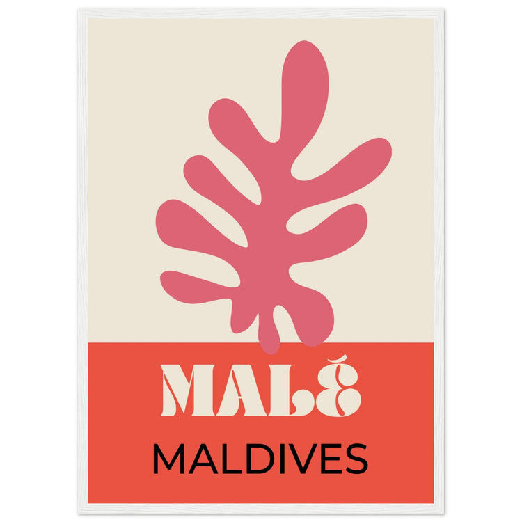 Male Maldives Travel Art Print