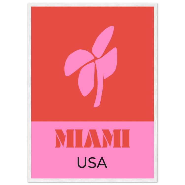 Miami USA Travel Art Print